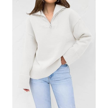 ZESICA Cozy Fuzzy Winter Pullover Sweater for Women