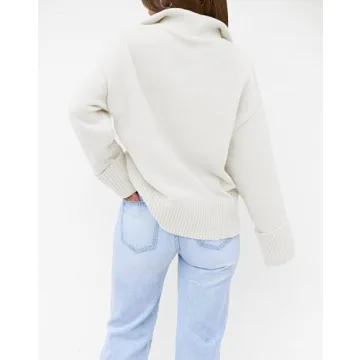 ZESICA Cozy Fuzzy Winter Pullover Sweater for Women