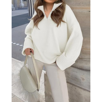 ZESICA Cozy Fuzzy Winter Pullover Sweater for Women