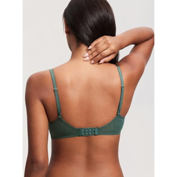 DOBREVA Women's Lace Balconette Bra Comfortable Push Up 34DD