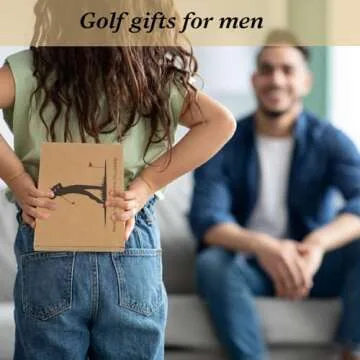 80UncleKimby Father's Day Golf Gift Set - 30 Themed Tees & Hat Clip