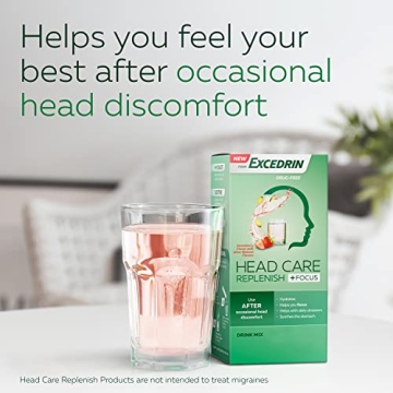Excedrin Head Care Drink Mix Migraine Relief Focus