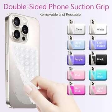 Hands-Free QxbBox Suction Cup Phone Case Mount