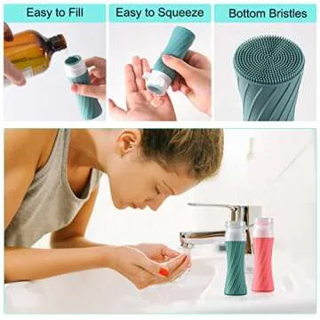 INNERNEED Leakproof Silicone Travel Bottles for Toiletries