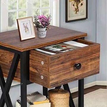 Stylish VECELO Nightstands with Practical Storage Solutions