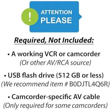 ClearClick Video to Digital Converter 2.0 (Second Generation) - Record Video from VCR's, VHS Tapes, AV, RCA, Hi8, Camcorder, DVD, Gaming Systems