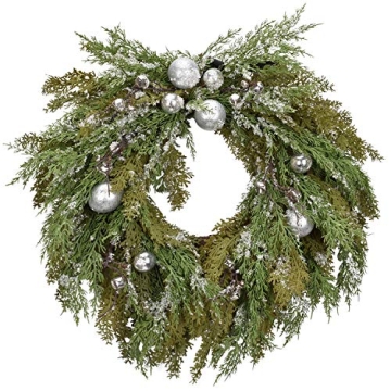 Cloris Art 22 Inch Artificial Christmas Wreath for Holidays