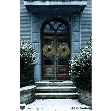 Cloris Art 22 Inch Artificial Christmas Wreath for Holidays