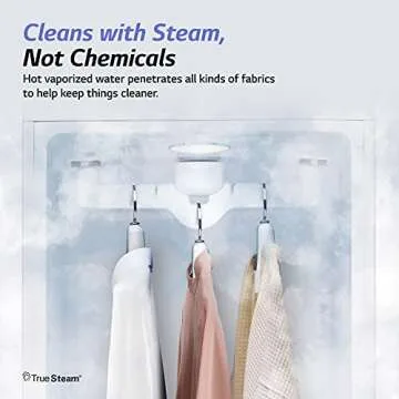 LG Styler Steam Closet Clothes Steamer for Garments and Household Item Care, Wi-Fi enabled, White (S3WFBN)