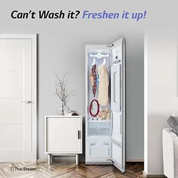 LG Styler Steam Closet Clothes Steamer for Garments and Household Item Care, Wi-Fi enabled, White (S3WFBN)