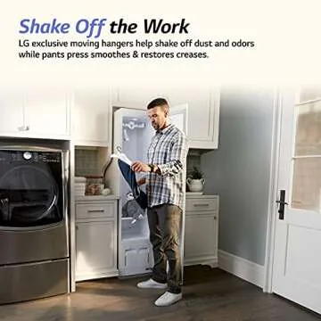 LG Styler Steam Closet Clothes Steamer for Garments and Household Item Care, Wi-Fi enabled, White (S3WFBN)