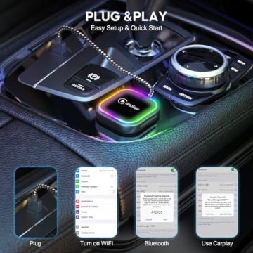 2 in 1 Wireless CarPlay & Android Auto Adapter for Your Car