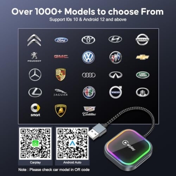 2 in 1 Wireless CarPlay & Android Auto Adapter for Your Car