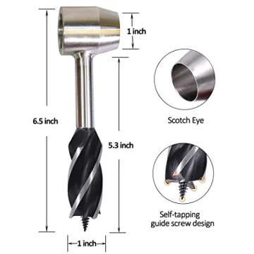 Durable Bushcraft Hand Auger for Camping and DIY