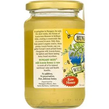 Hungary Bees Wild Acacia Honey 16 Ounce