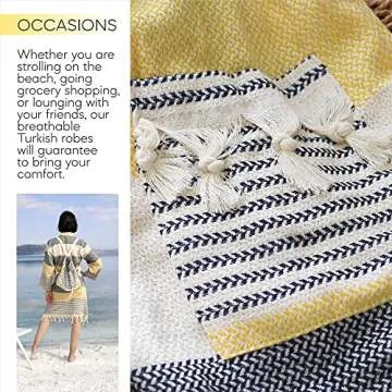 ATANI Luxury 100% Turkish Cotton Bath Robes for Women & Men, Soft Plush Waffle Robe, Absorbent & Lightweight, Perfect Spa & Lounge Robe