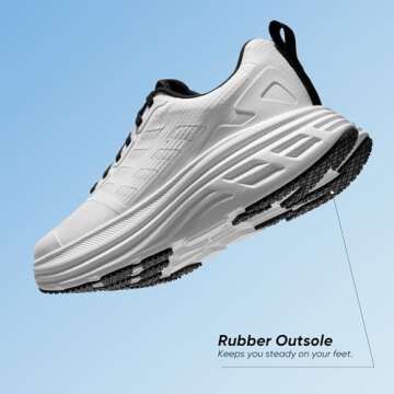 NORTIV 8 Women's Cushioned Walking Shoes for All-Day Comfort