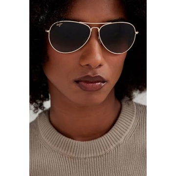 Maui Jim Mavericks Polarized Aviator Sunglasses - All-Day Comfort