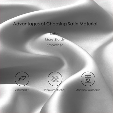 Satin Pillowcase Set for Hair and Skin by Love's Cabin