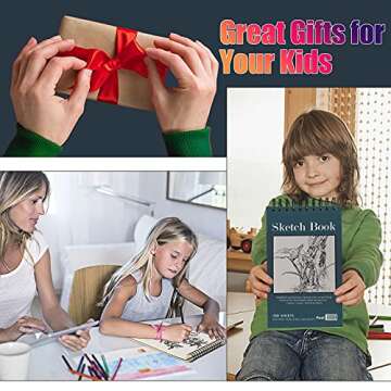 Premium Acid-Free Sketchbook Set for Budding Artists