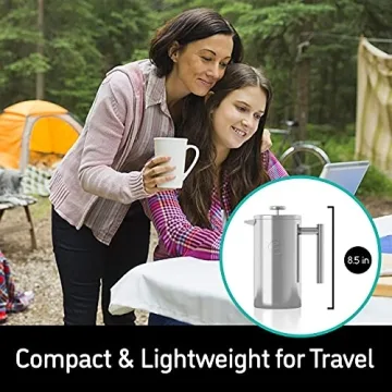 Coffee Gator French Press for Hot and Cold Coffee