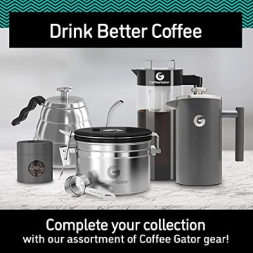 Coffee Gator French Press for Hot and Cold Coffee