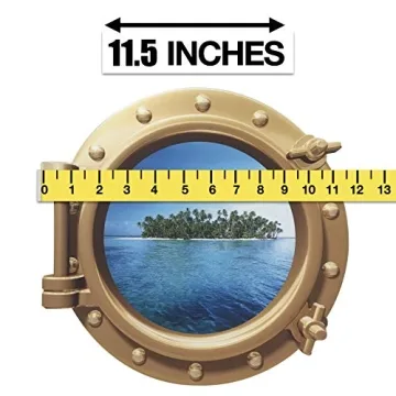 Cruise On Porthole Decoration Wall Sticker - Peel & Stick Decal Art
