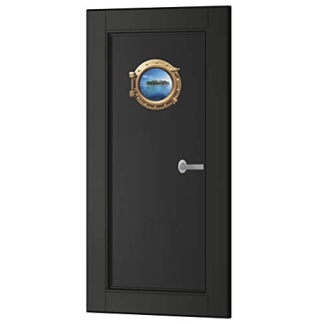 Cruise On Porthole Decoration Wall Sticker - Peel & Stick Decal Art