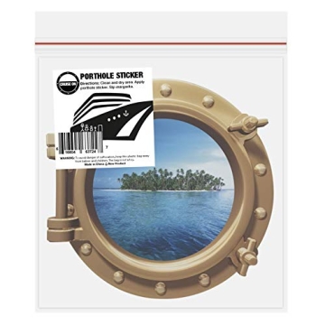 Cruise On Porthole Decoration Wall Sticker - Peel & Stick Decal Art