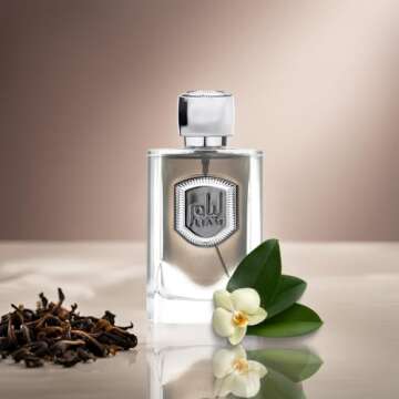 Lattafa Liam Grey Eau de Parfum Spray for Unisex, 3.4 Ounce