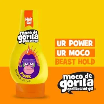Moco de Gorila Punk Hair Gel with Long-lasting Hold