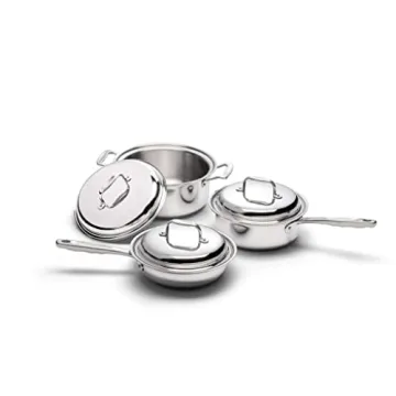 360 Stainless Steel Cookware Set - Handcrafted, USA Made, Durable