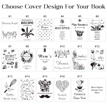 Custom Handmade Recipe Book for Unique Creations