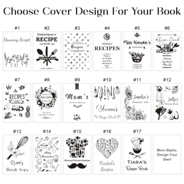 Custom Handmade Recipe Book for Unique Creations