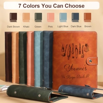 Custom Handmade Recipe Book for Unique Creations