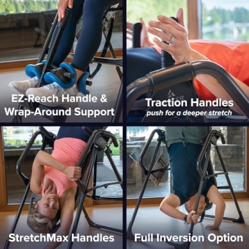 Teeter FitSpine X3 Inversion Table, Deluxe EZ-Reach Ankle System, Back Pain Relief Kit, FDA-Registered (X3A2)