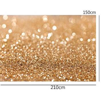 5x7ft Gold Photo Backdrop Studio Photo Photography Background