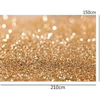 5x7ft Gold Photo Backdrop Studio Photo Photography Background