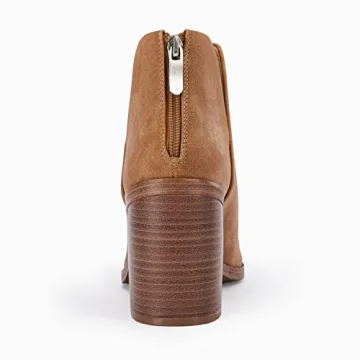 FISACE Stylish Women's Pointed Toe Ankle Boots for All Occasions