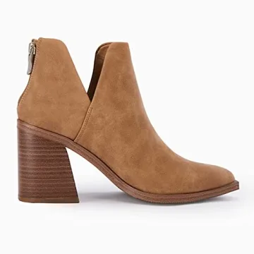 FISACE Stylish Women's Pointed Toe Ankle Boots for All Occasions