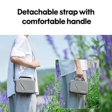 GAEKOL Carrying Case for Insta360 Flow Pro / Insta360 Flow, Hard Shell Bag Travel Case for Insta360 Flow Creator Kit/Pro Tripod Kit AI-Powered Smartphone Stabilizer Gimbal Accessories