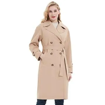 RISISSIDA Women's Trench Coat - Waterproof & Stylish