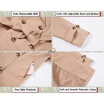 RISISSIDA Women's Trench Coat - Waterproof & Stylish
