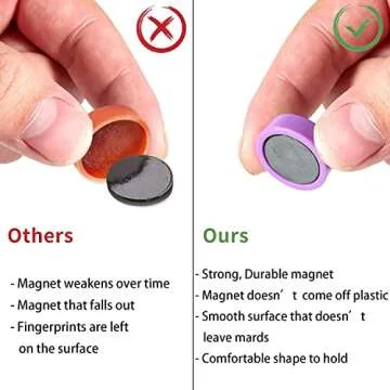 Colorful ZDZBLX 20 Pack Refrigerator Magnets for Kids & Adults