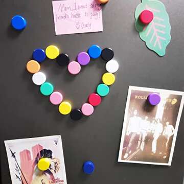 Colorful ZDZBLX 20 Pack Refrigerator Magnets for Kids & Adults