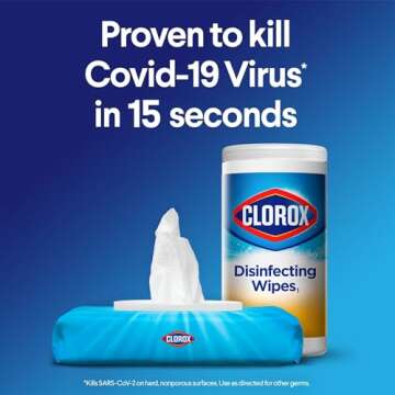 Clorox Disinfecting Wipes, Cleaning Wipes Cleaning Wipes,Fresh, 105 Count