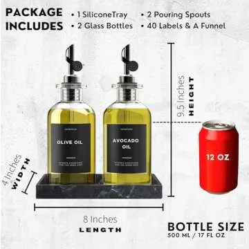 Stylish Verspace Olive Oil Dispenser Set for Every Kitchen