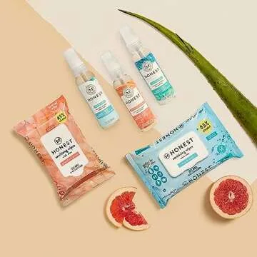 The Honest Alcohol Wipes Kills 99.9% of Germs - Unscented 50 Count