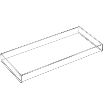 MaxGear Acrylic Vanity Tray - Elegant & Practical Organizer