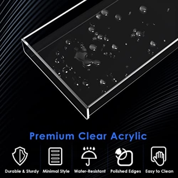 MaxGear Acrylic Vanity Tray - Elegant & Practical Organizer